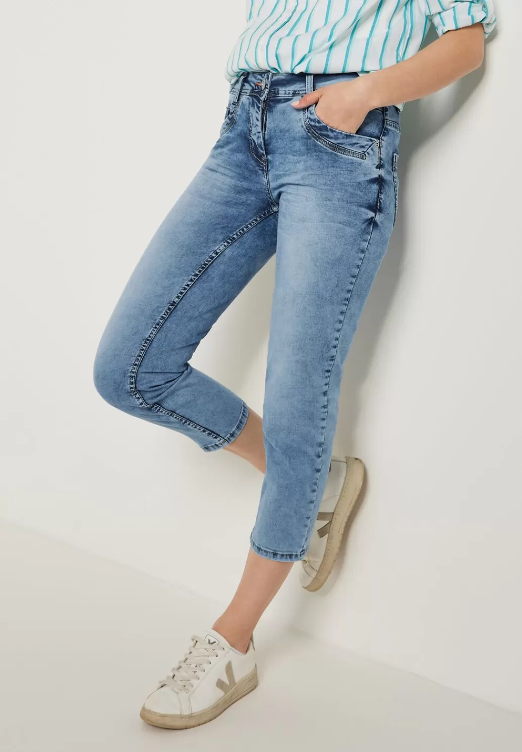 Street One Slim Fit Jeans In 7/8-Lange^Damen 7/8 Jeans