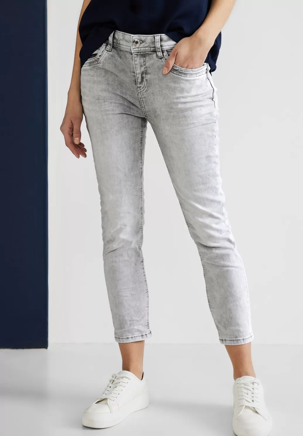 Street One Slim Fit Jeans In 7/8-Lange^Damen 7/8 Jeans