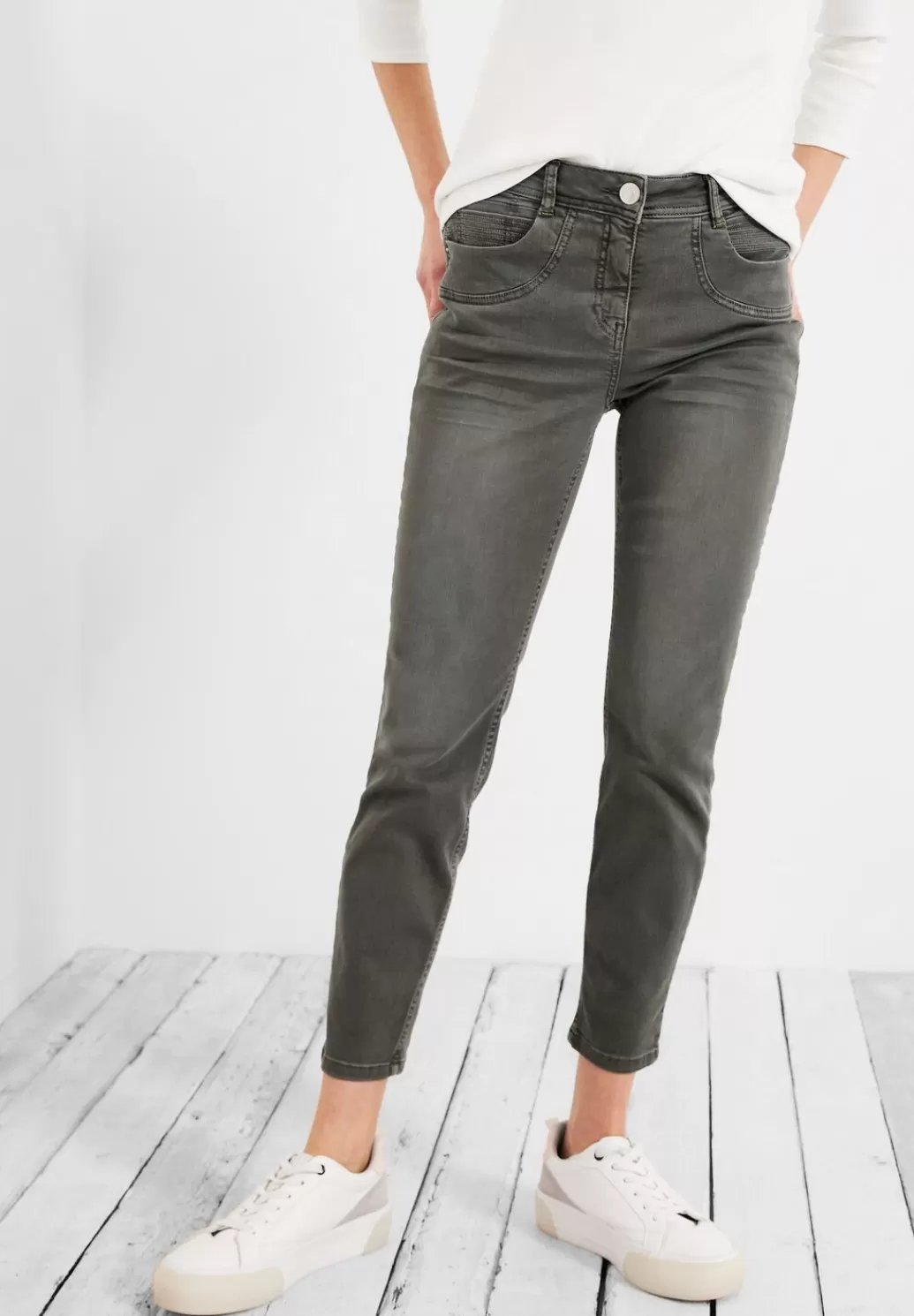 Street One Slim Fit Jeans In High Waist^Damen 7/8 Jeans