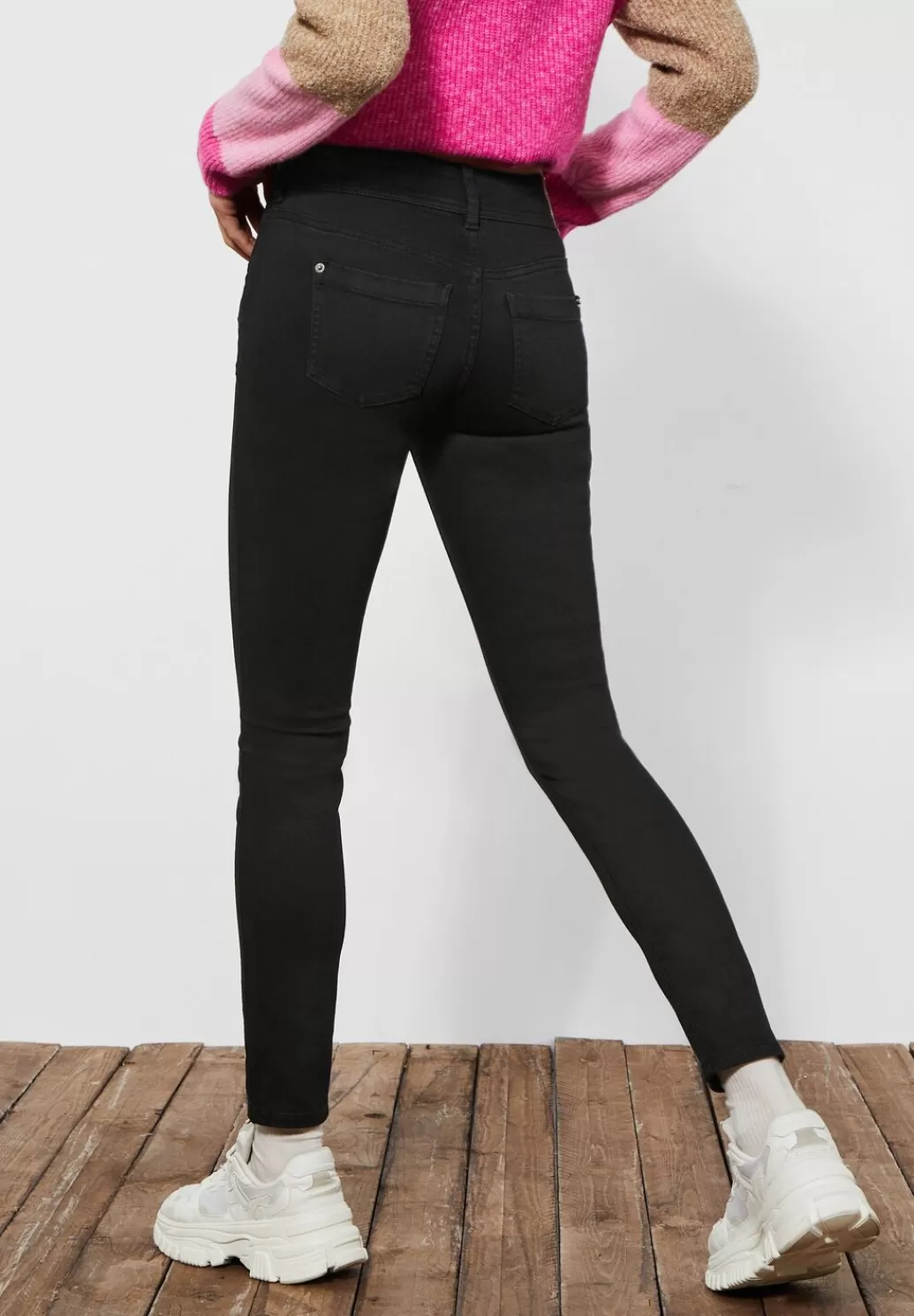 Street One Slim Fit Jeans In High Waist^Damen Lange Jeans