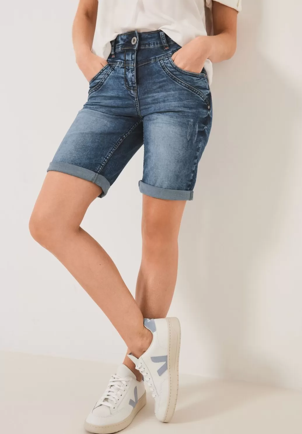 Street One Slim Fit Shorts^Damen Kurze Jeans