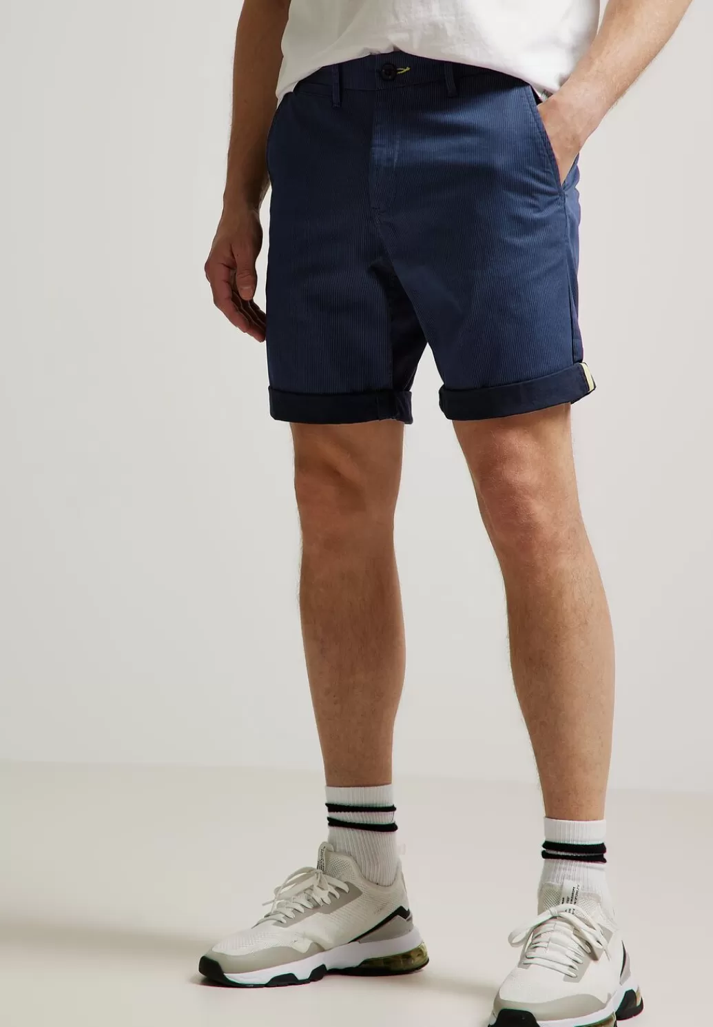 Street One Slim Fit Shorts Mit Print^Herren Shorts & Bermudas