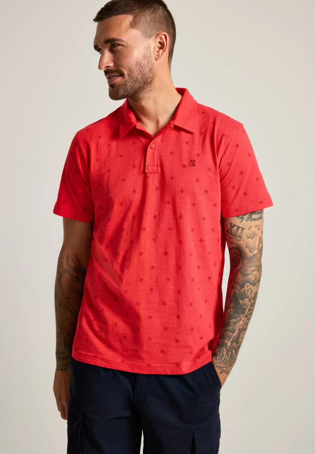 Street One Slub Jerseypolo Mit Print^Herren T-Shirts & Polos