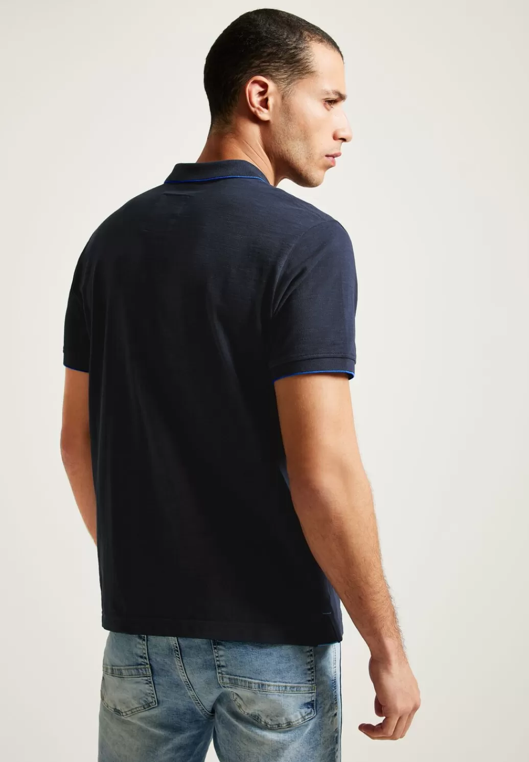 Street One Slub Piquee Poloshirt^Herren T-Shirts & Polos