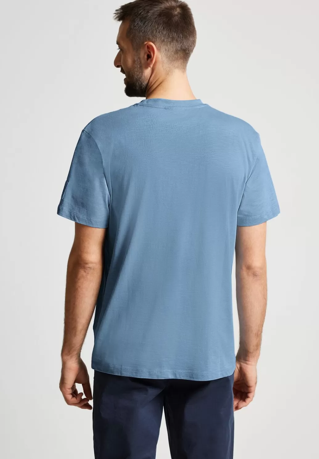 Street One Slub Print T-Shirt^Herren T-Shirts & Polos