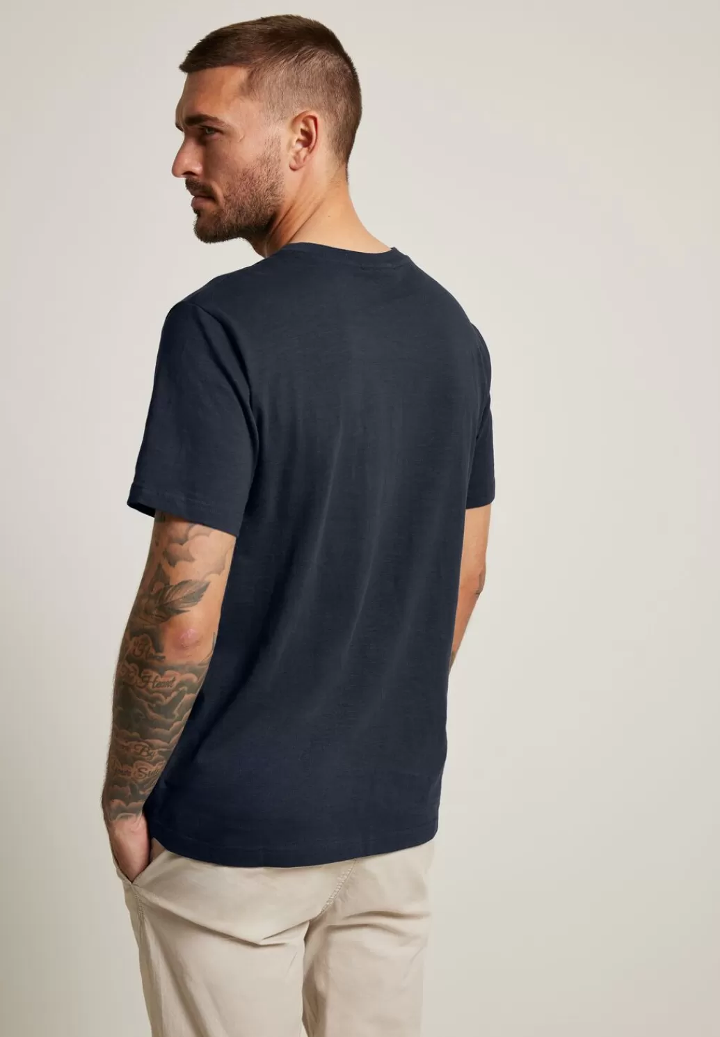 Street One Slub T-Shirt Mit Frontprint^Herren T-Shirts & Polos