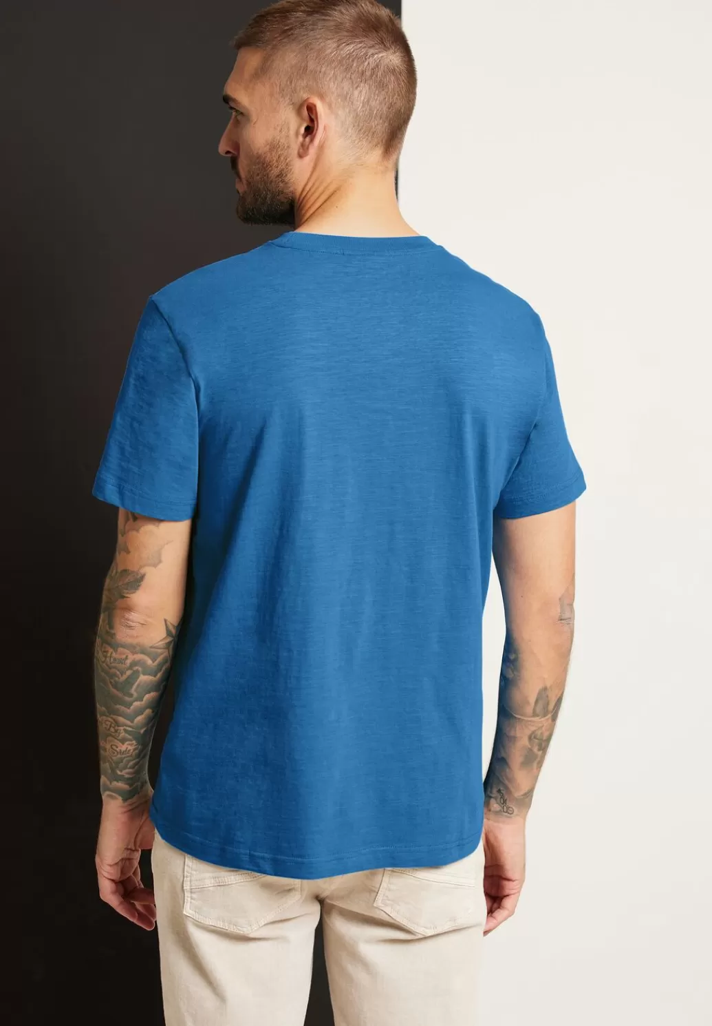 Street One Slub T-Shirt Mit Frontprint^Herren T-Shirts & Polos