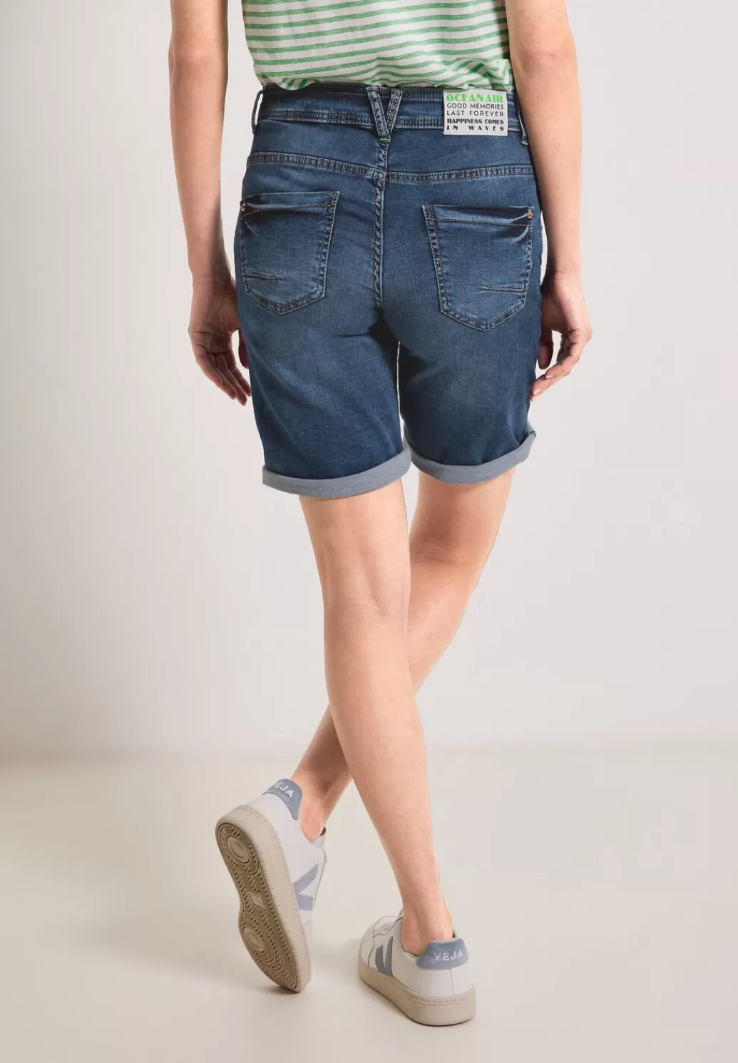 Street One Softe Loose Fit Jeansshorts^Damen Kurze Jeans