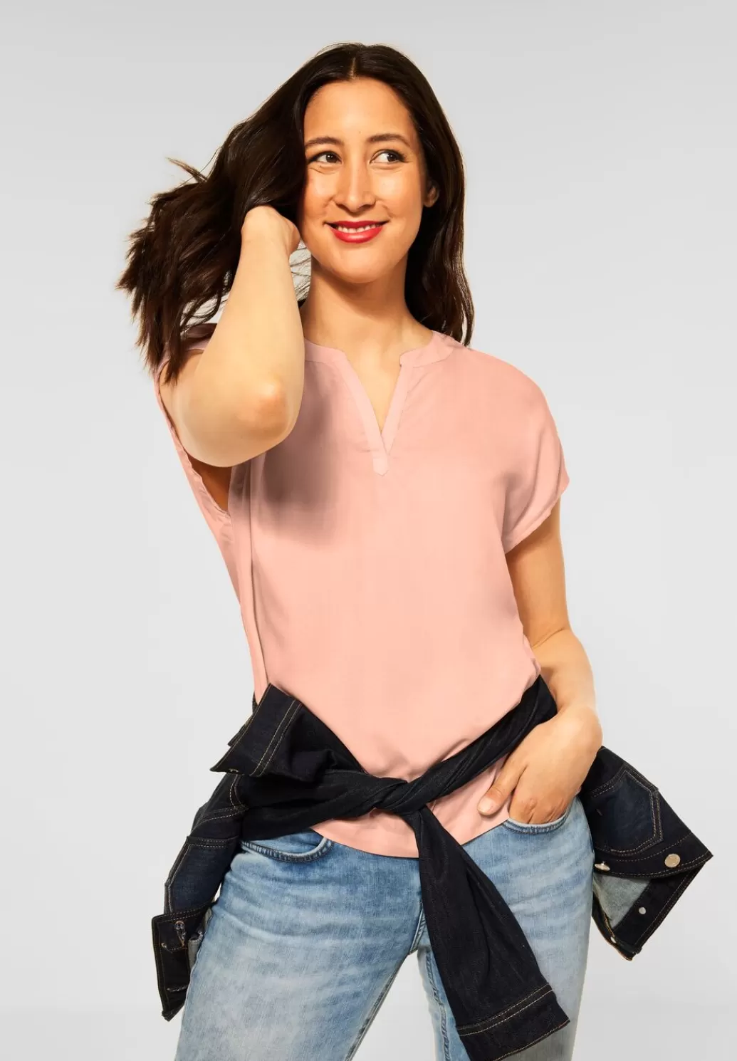 Street One Softe Shirtbluse^Damen Kurzarm Blusen