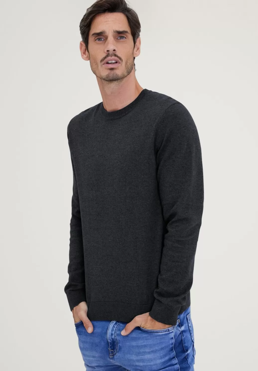 Street One Softer Mouline Pullover^Herren Pullover & Strickjacken