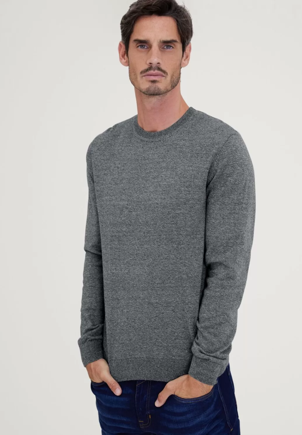 Street One Softer Mouline Pullover^Herren Pullover & Strickjacken