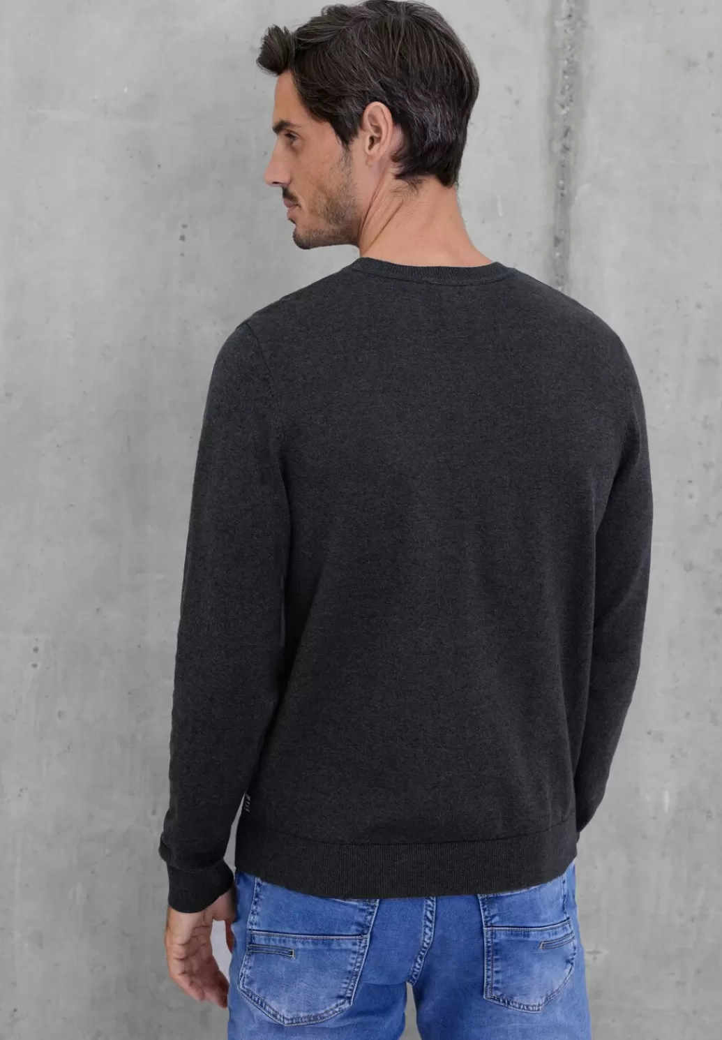 Street One Softer Mouline Pullover^Herren Pullover & Strickjacken