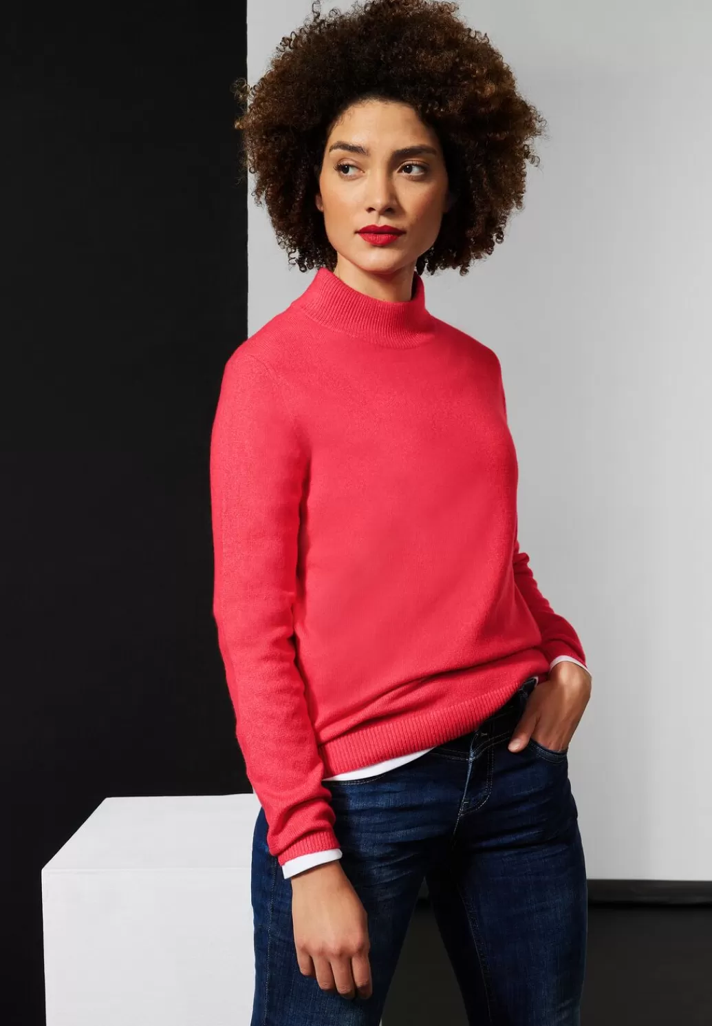 Street One Softer Stehkragenpullover^Damen Pullover