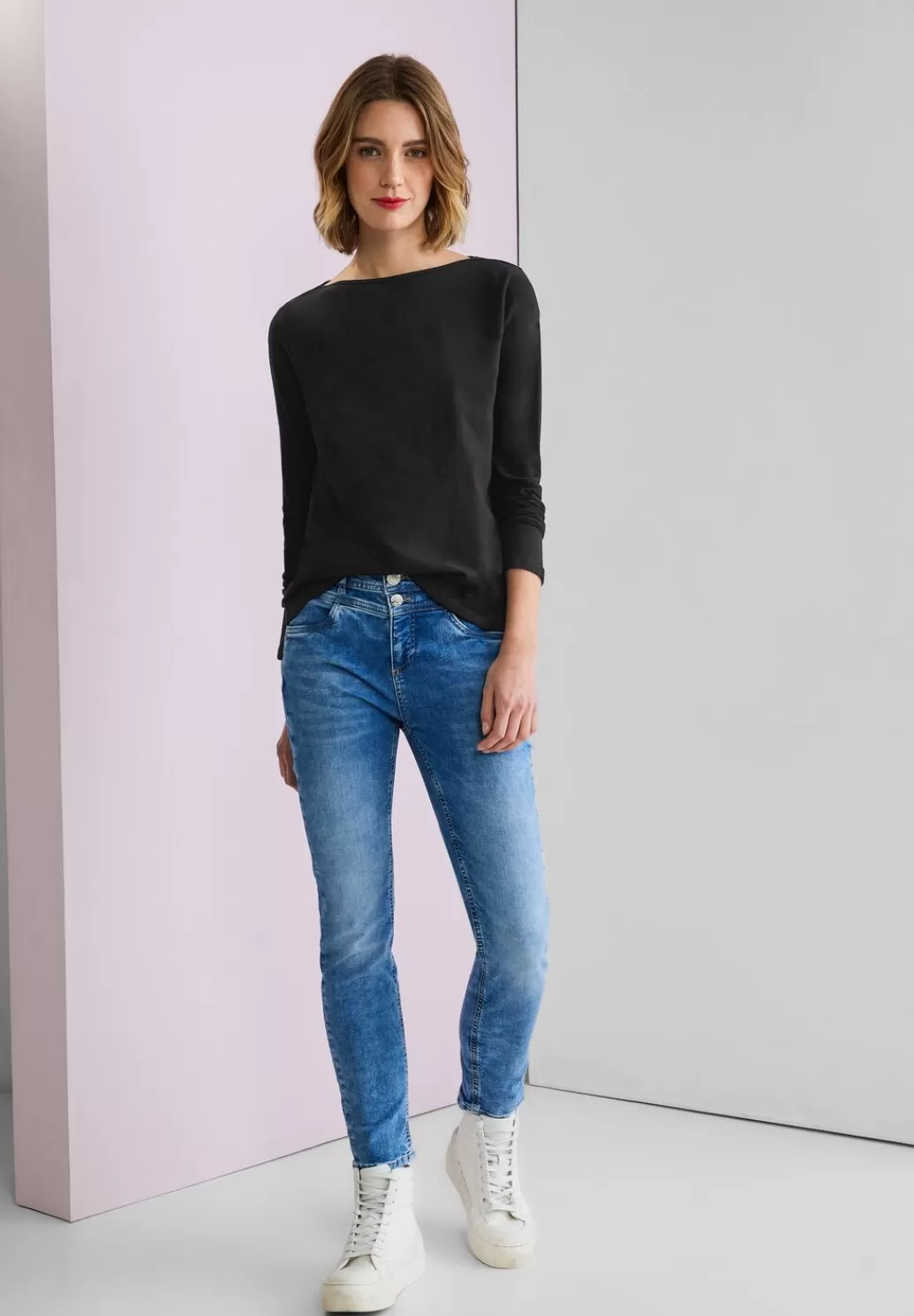 Street One Softes Langarmshirt^Damen Langarm Shirts