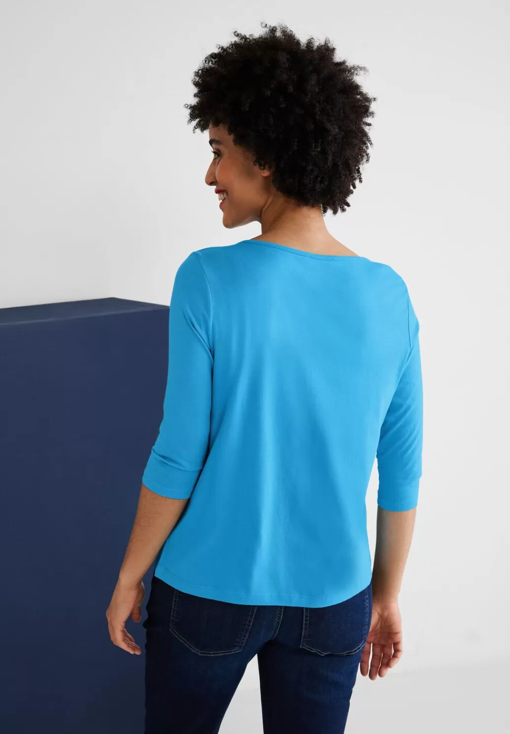 Street One Softes Shirt In Unifarbe^Damen 3/4-Arm Shirts