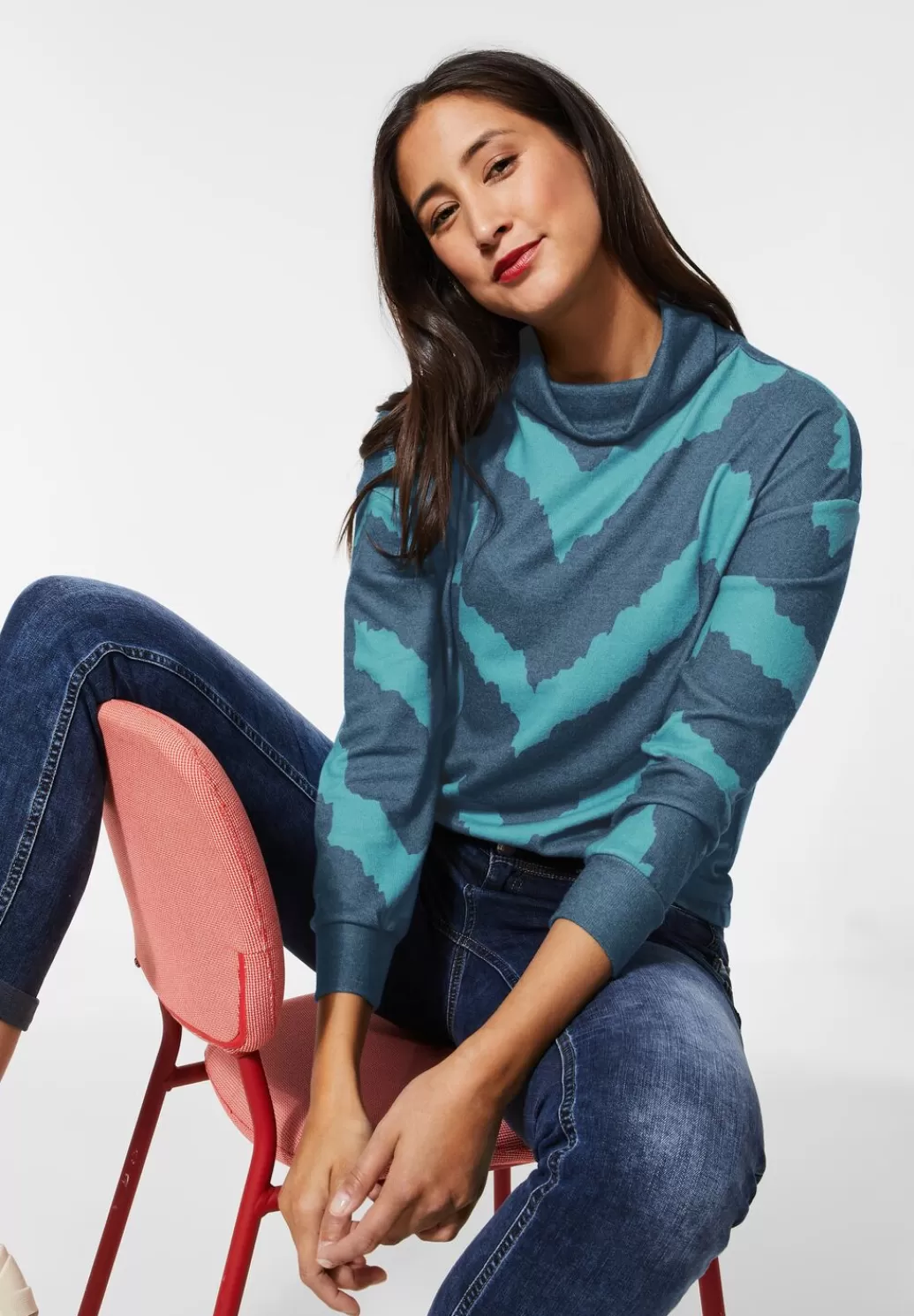 Street One Softes Shirt Mit Print^Damen Langarm Shirts