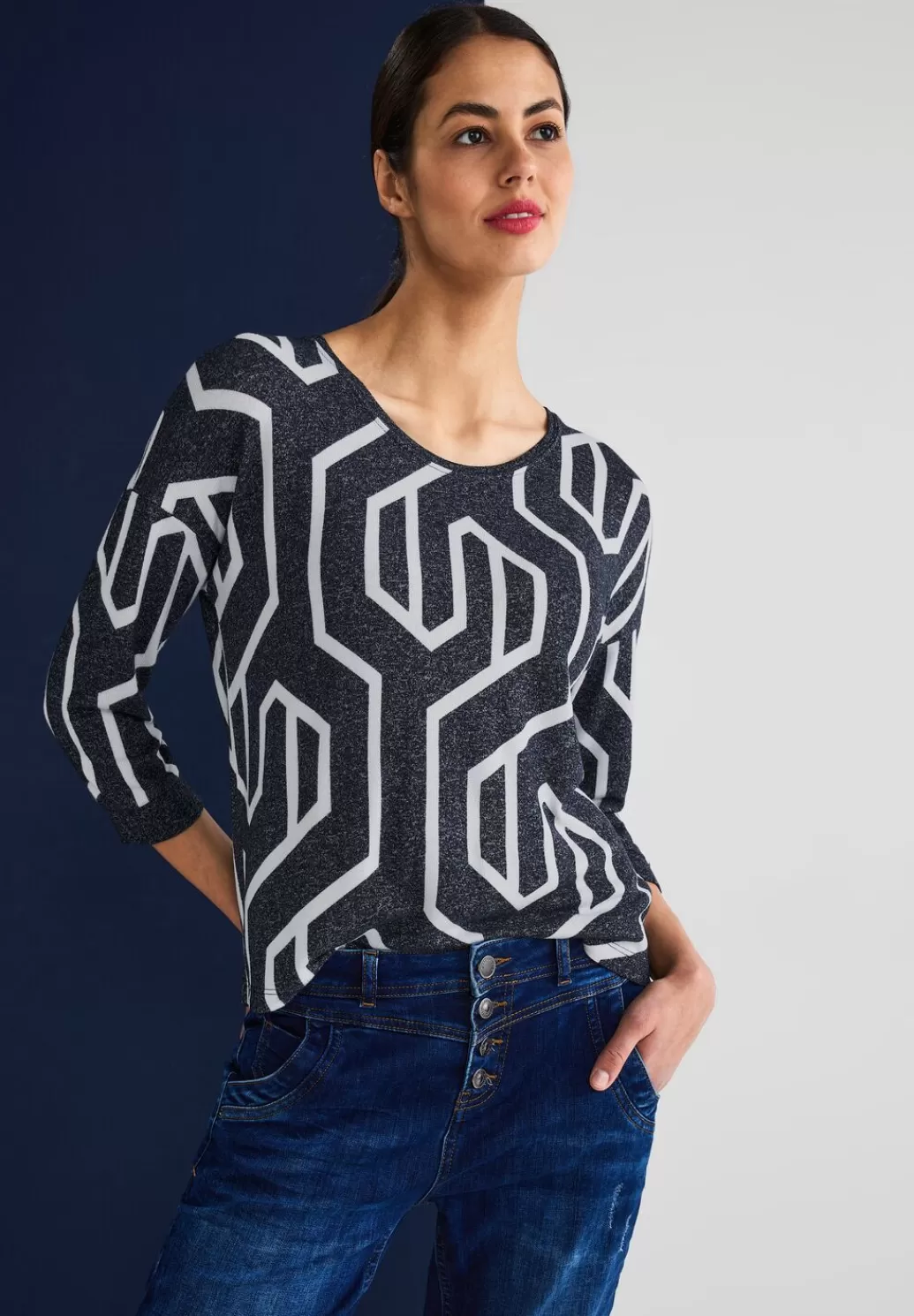 Street One Softes Shirt Mit Print^Damen 3/4-Arm Shirts