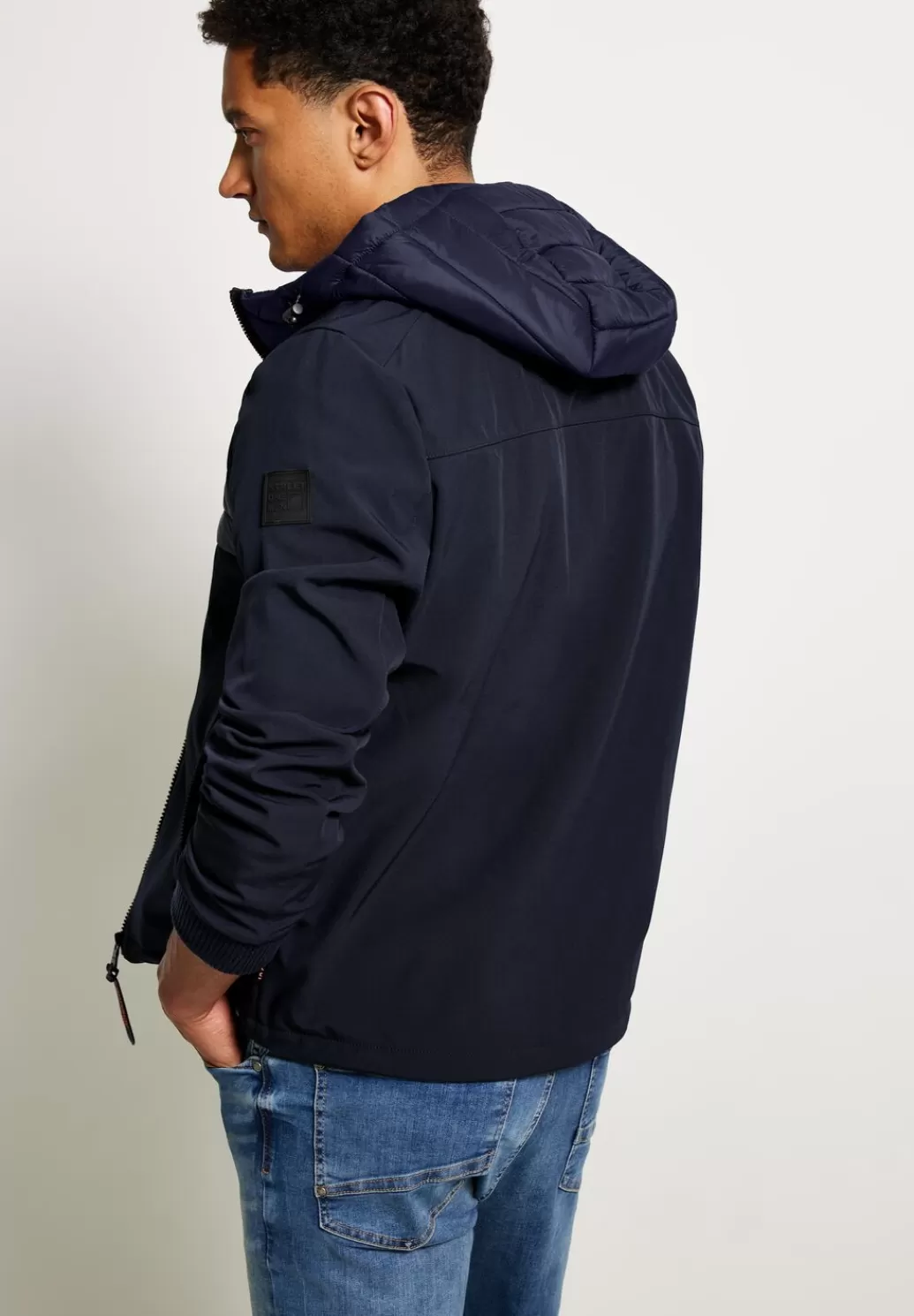 Street One Softshelljacke Mit Kapuze^Herren Jacken