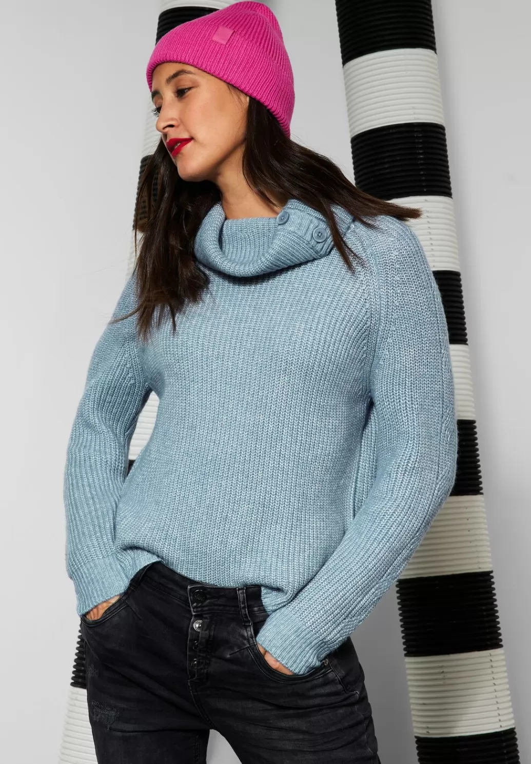 Street One Strick Rollkragenpullover^Damen Pullover