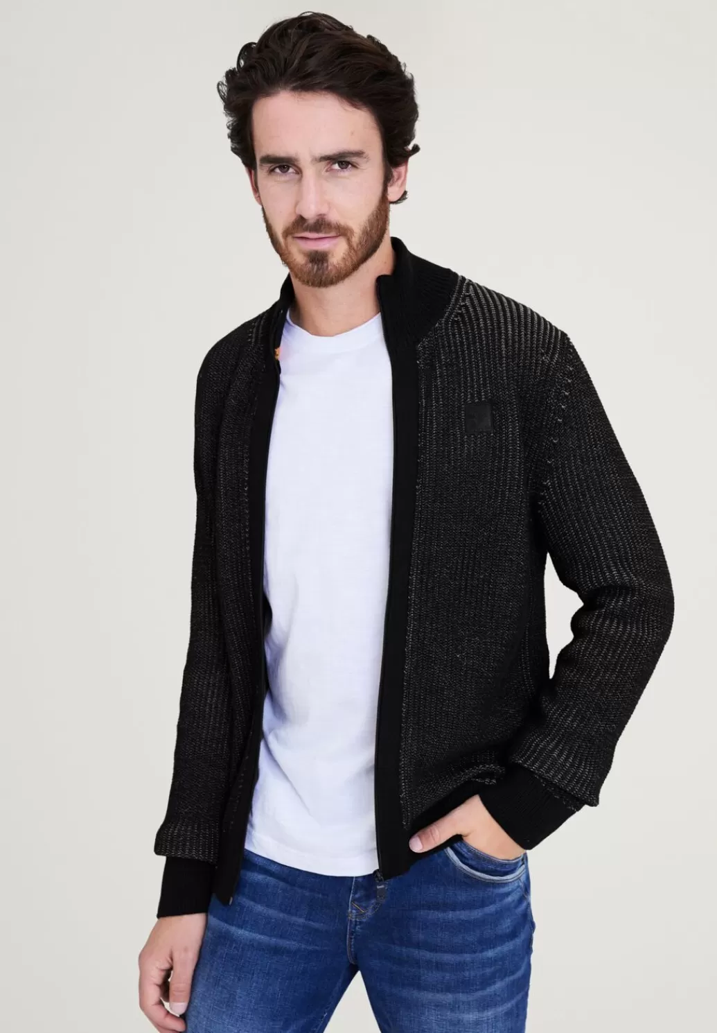 Street One Strickjacke Mit Zipper^Herren Pullover & Strickjacken