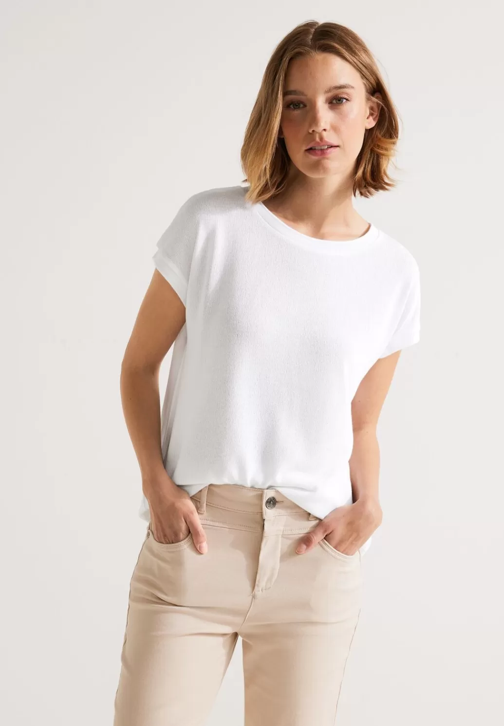 Street One Stricklook T-Shirt^Damen Shirts