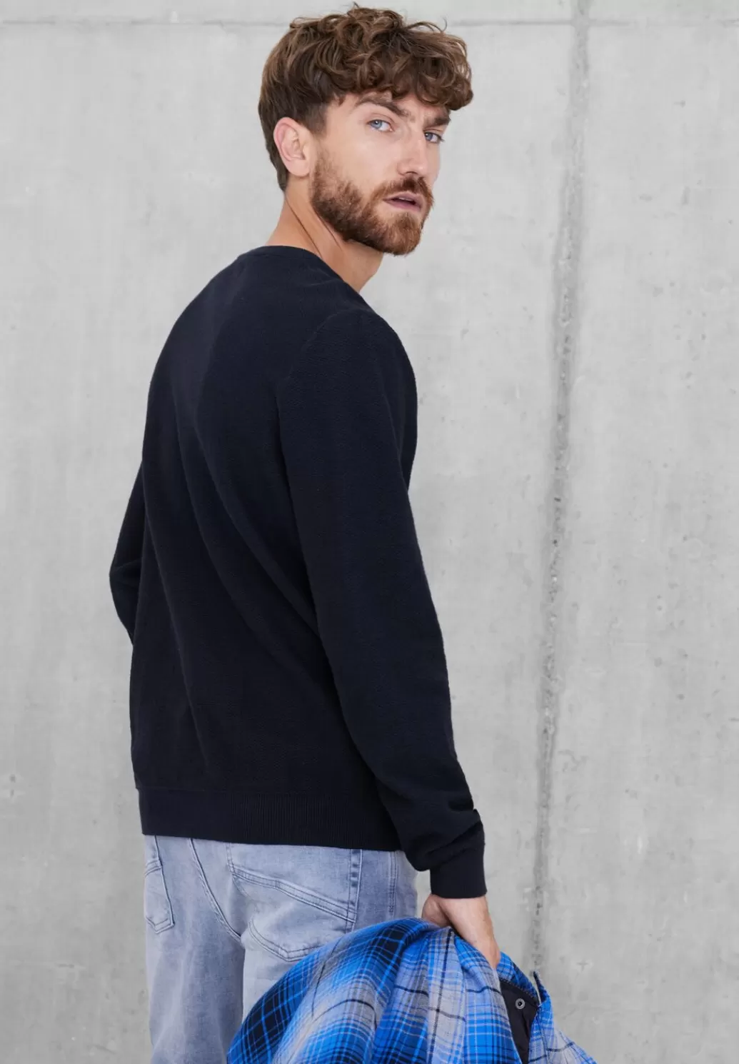 Street One Strickpullover In Unifarbe^Herren Pullover & Strickjacken