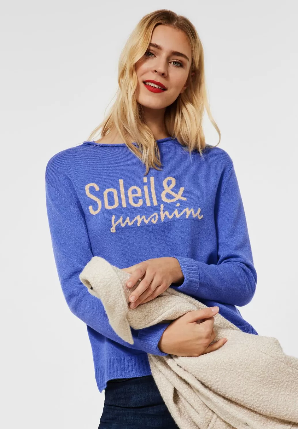 Street One Strickpullover Mit Wording^Damen Pullover