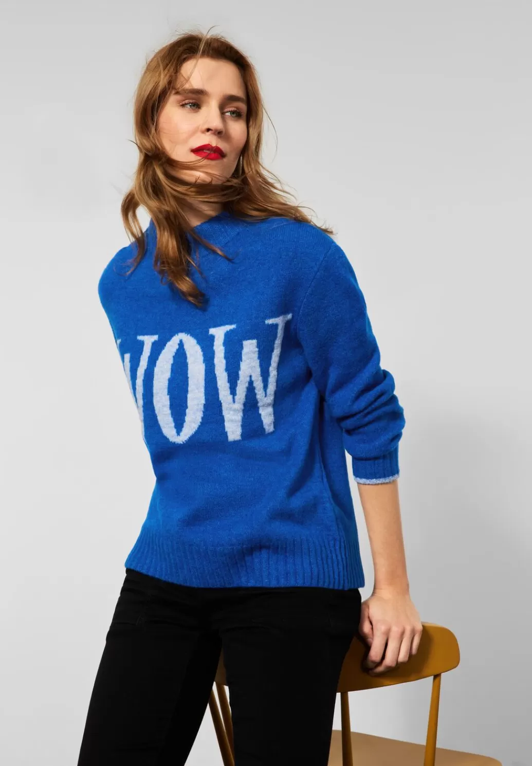 Street One Strickpullover Mit Wording^Damen Pullover