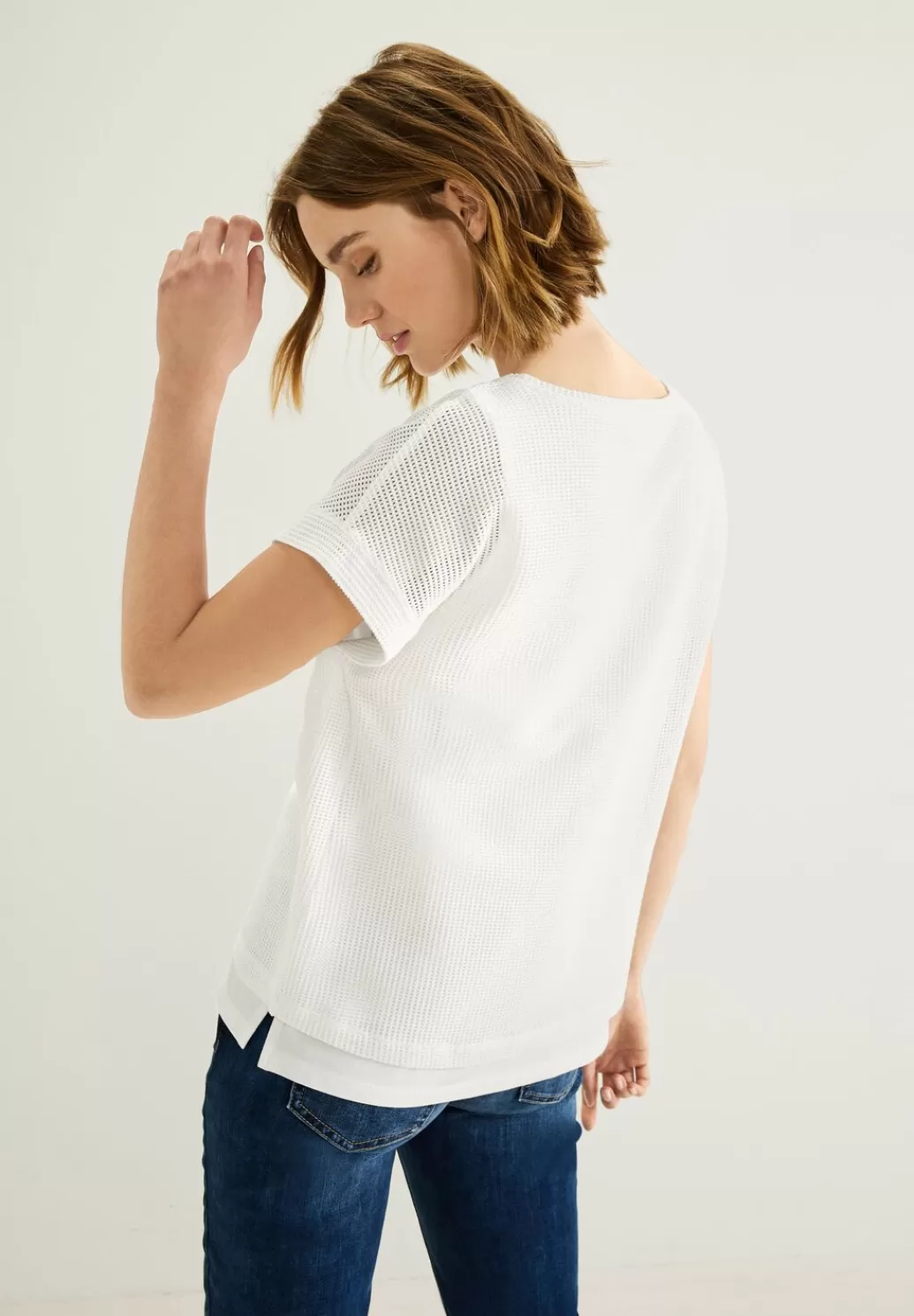 Street One Strukturshirt Im Lagenlook^Damen Shirts