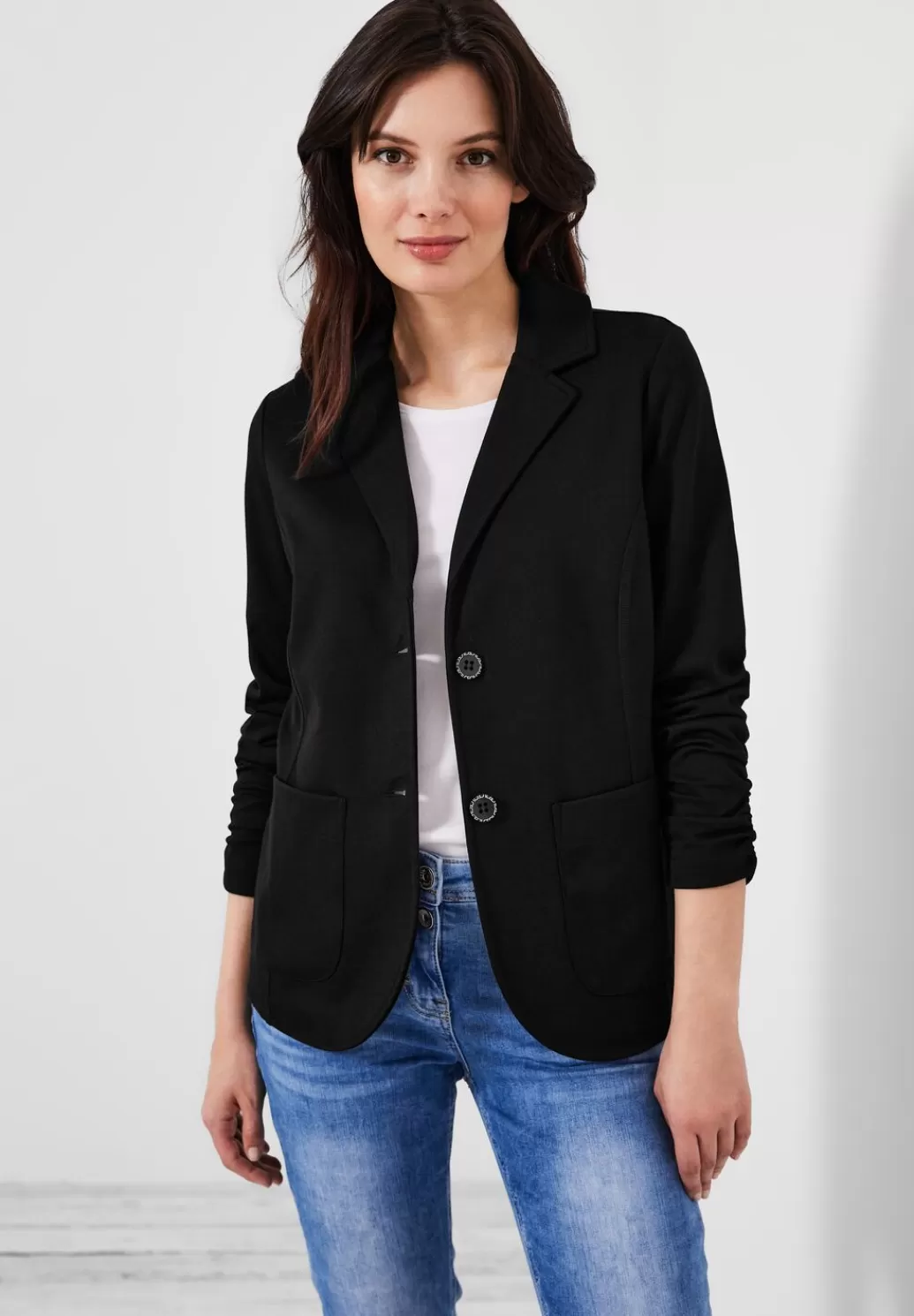 Street One Sweatblazer Mit Raffdetails^Damen Blazer