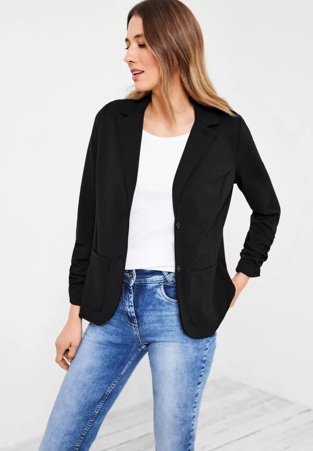 Street One Sweatblazer Mit Raffung^Damen Blazer