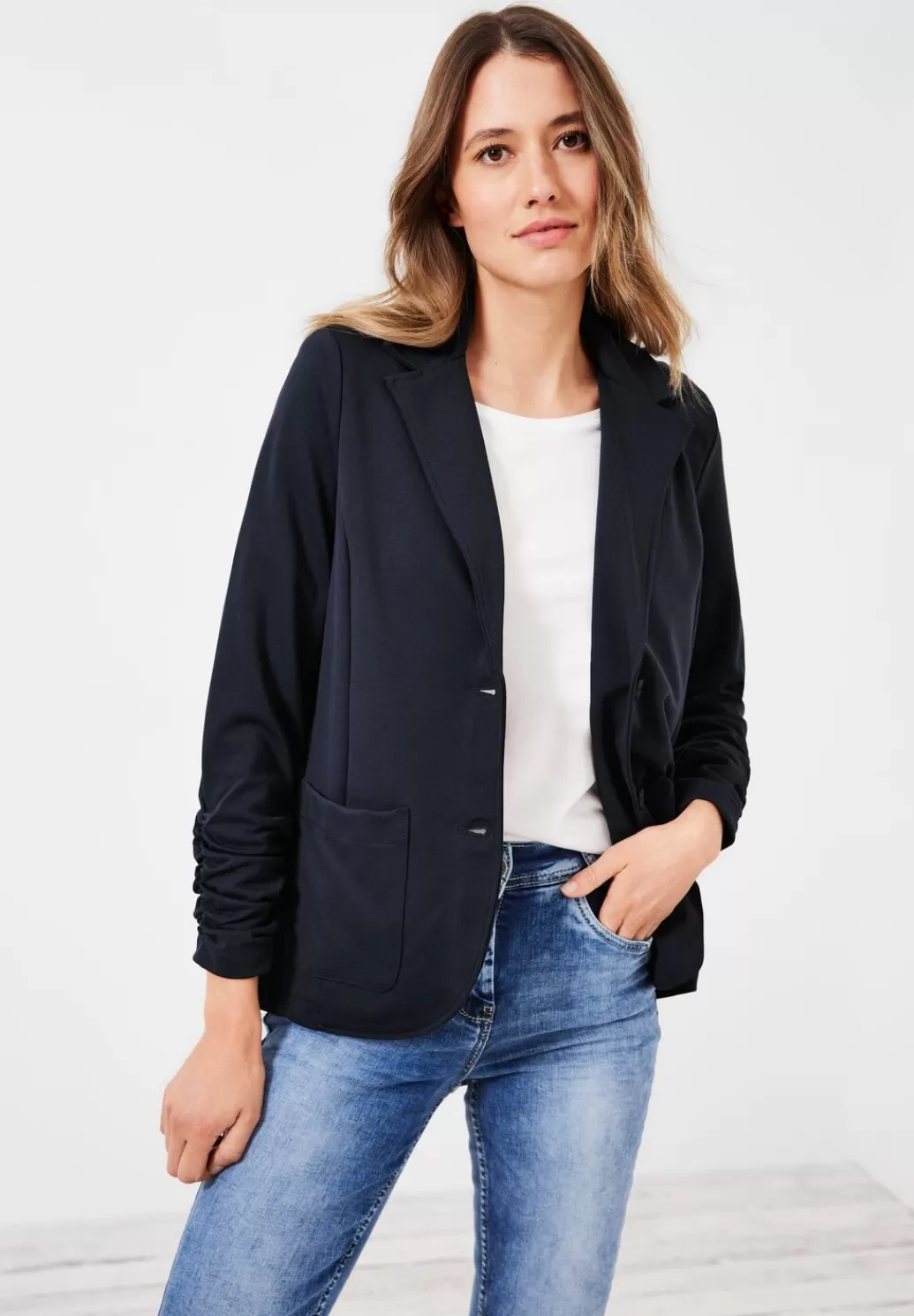 Street One Sweatblazer Mit Raffung^Damen Blazer