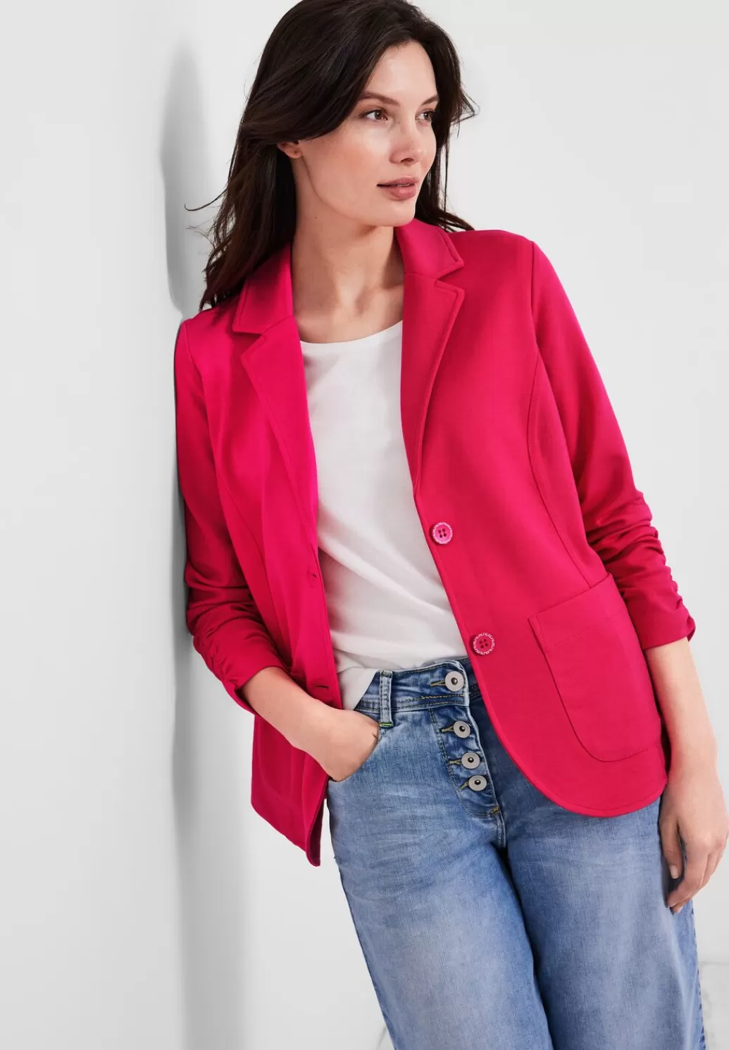 Street One Sweatblazer Mit Raffungen^Damen Blazer