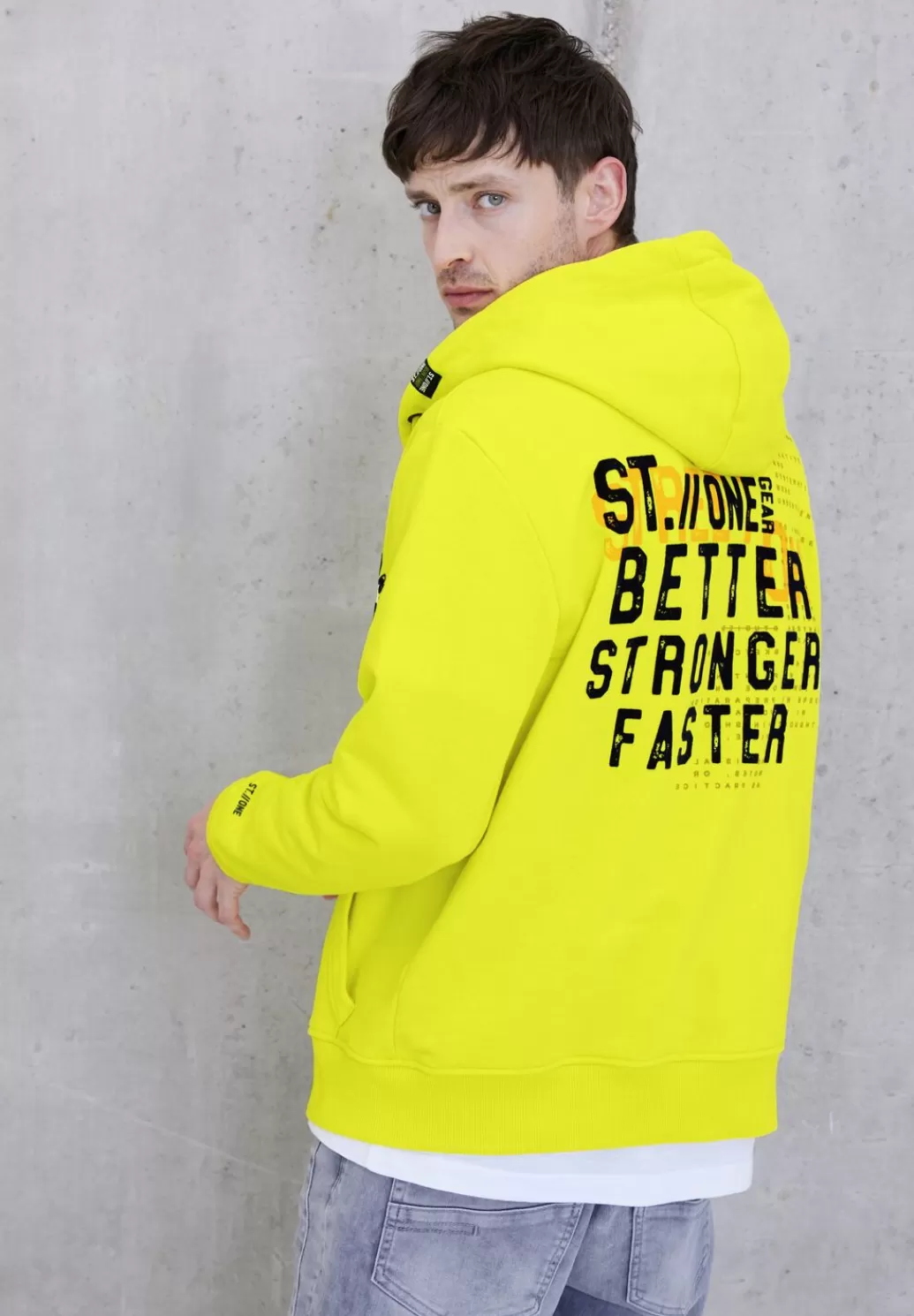 Street One Sweatjacke Mit Kapuze^Herren Sweat