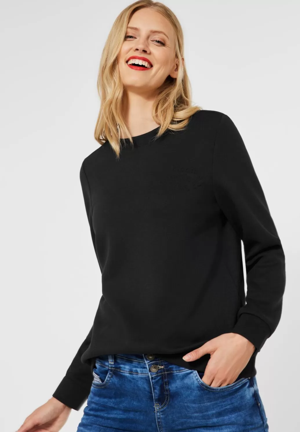 Street One Sweatshirt In Unifarbe^Damen Sweatshirts / -Jacken