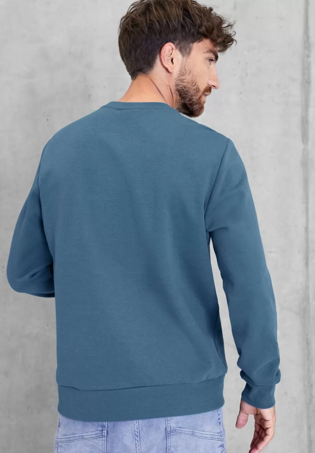 Street One Sweatshirt Mit Brustprint^Herren Sweat