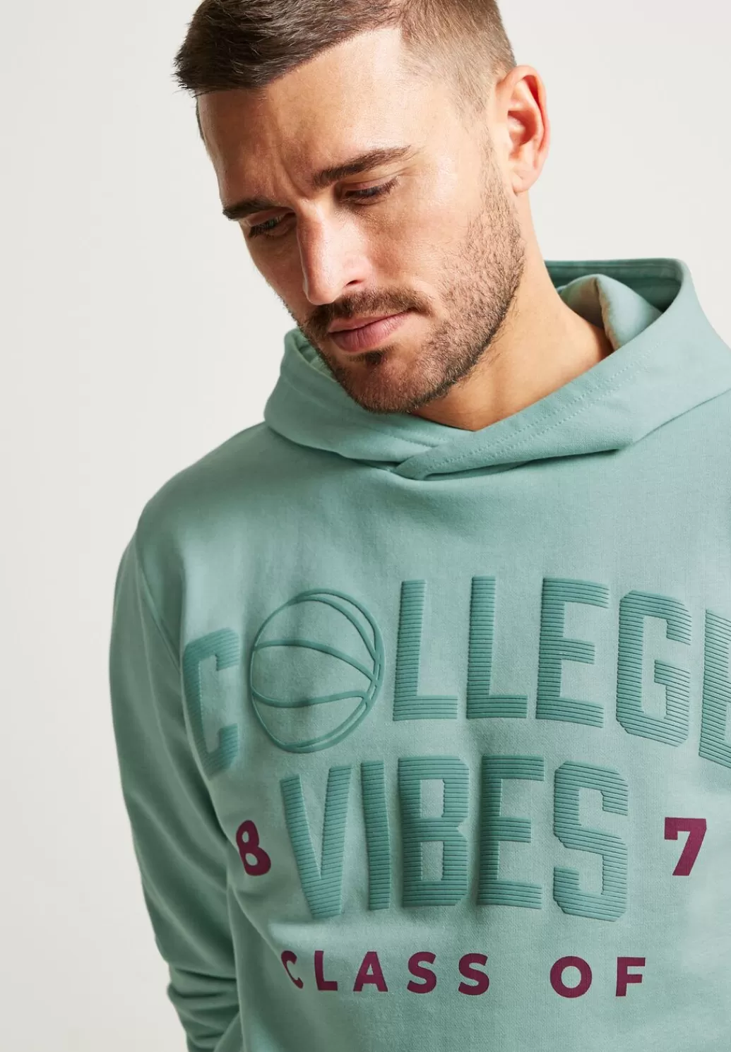 Street One Sweatshirt Mit College Print^Herren Sweat