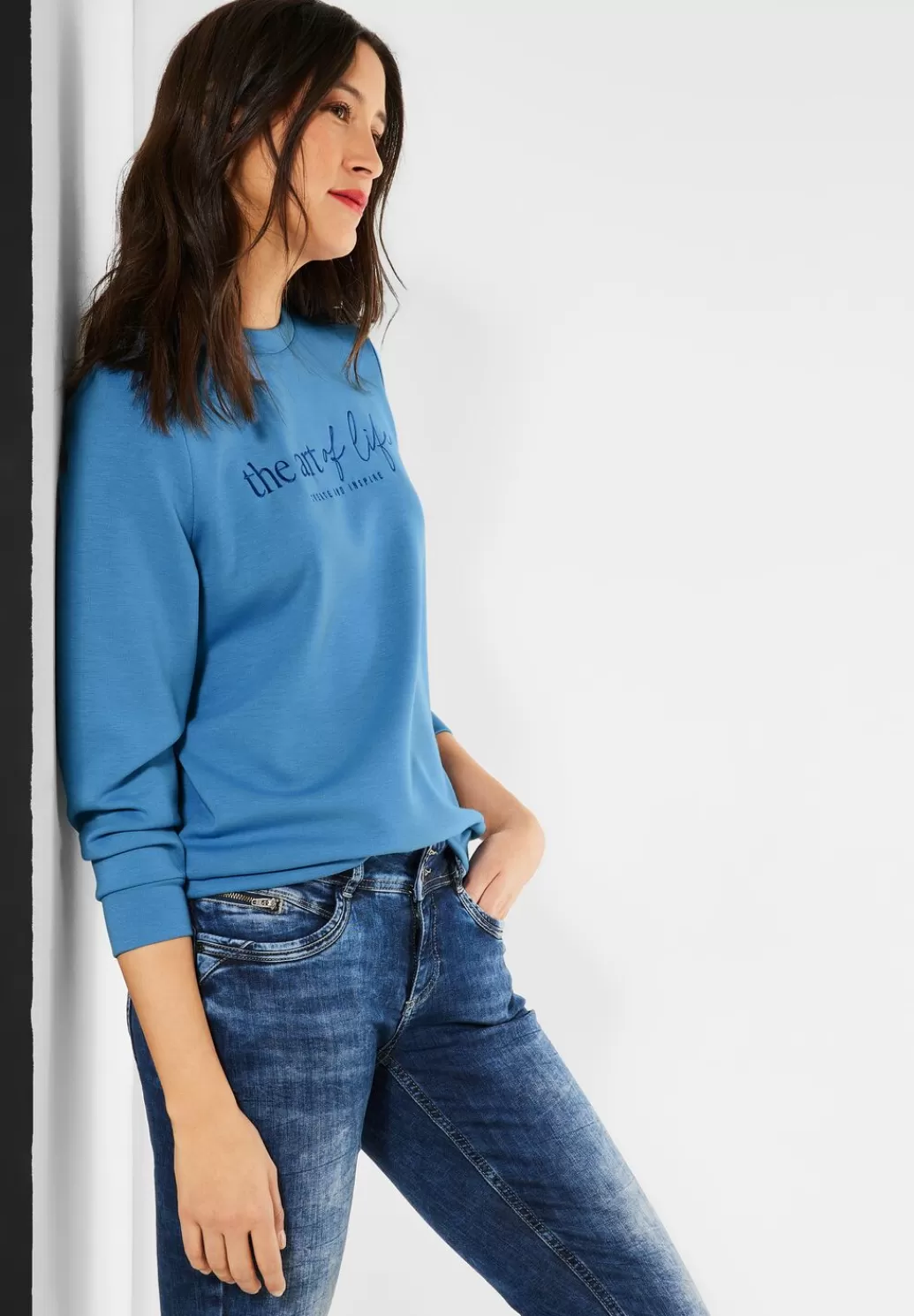 Street One Sweatshirt Mit Wording^Damen Sweatshirts / -Jacken