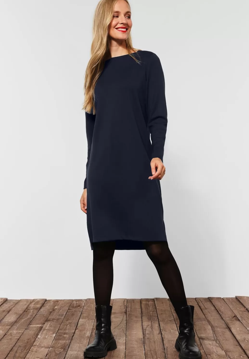 Street One Sweatshirtkleid In Unifarbe^Damen Kleider