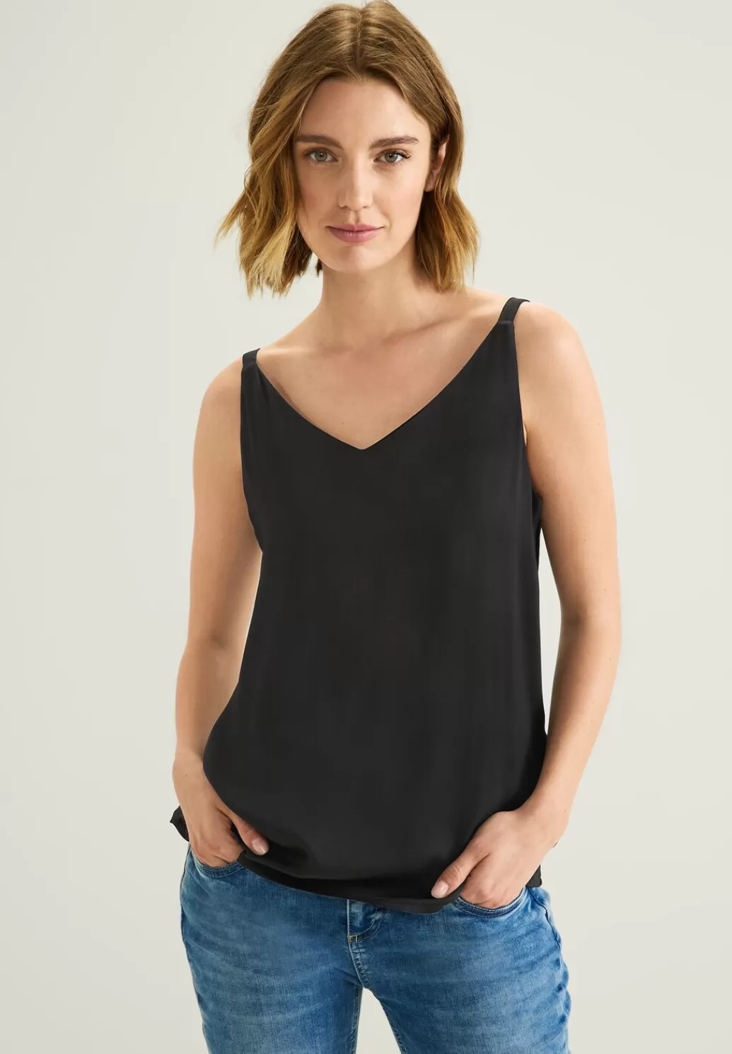 Street One Top Im Materialmix^Damen Tops