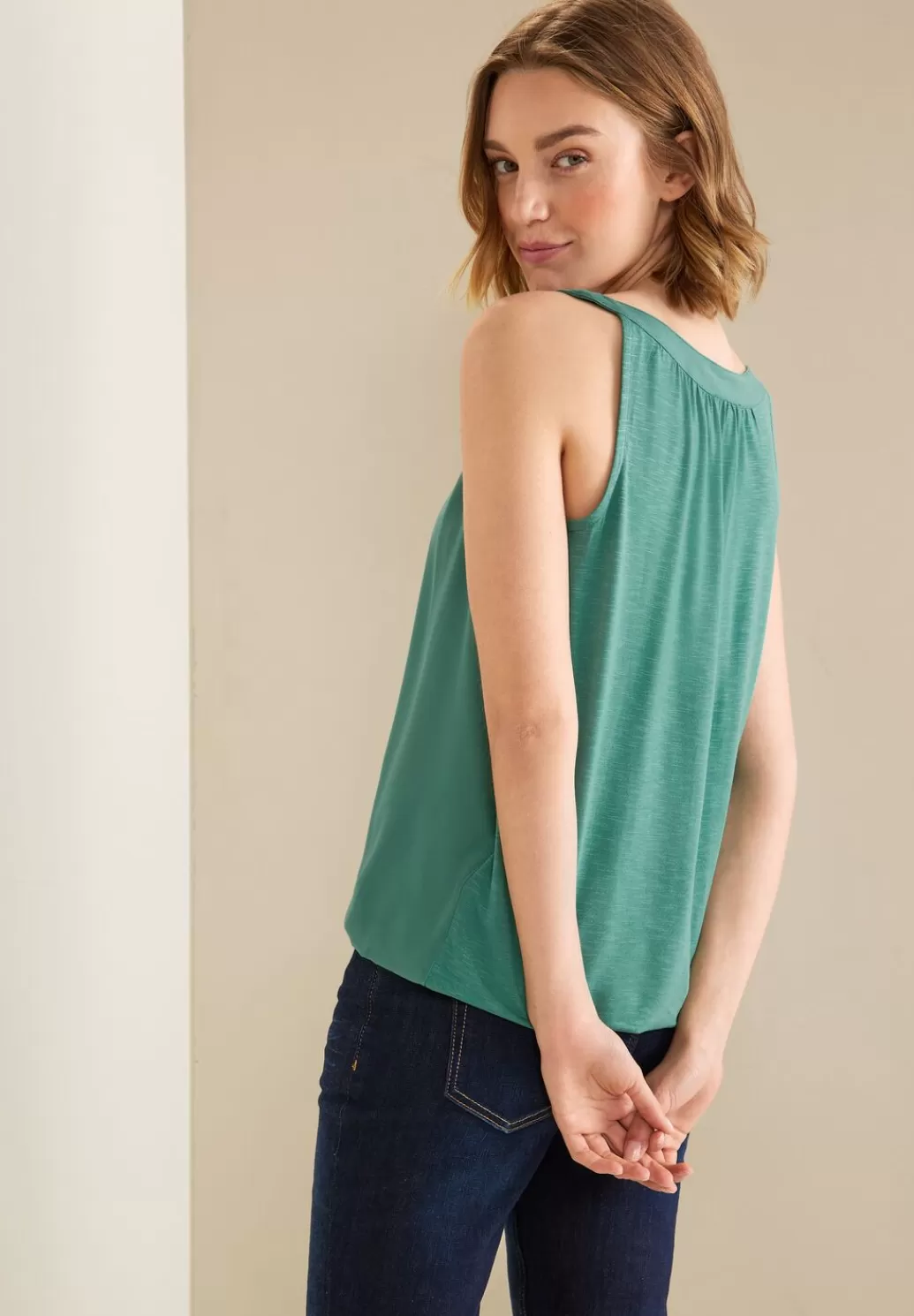 Street One Top Im Materialmix^Damen Tops