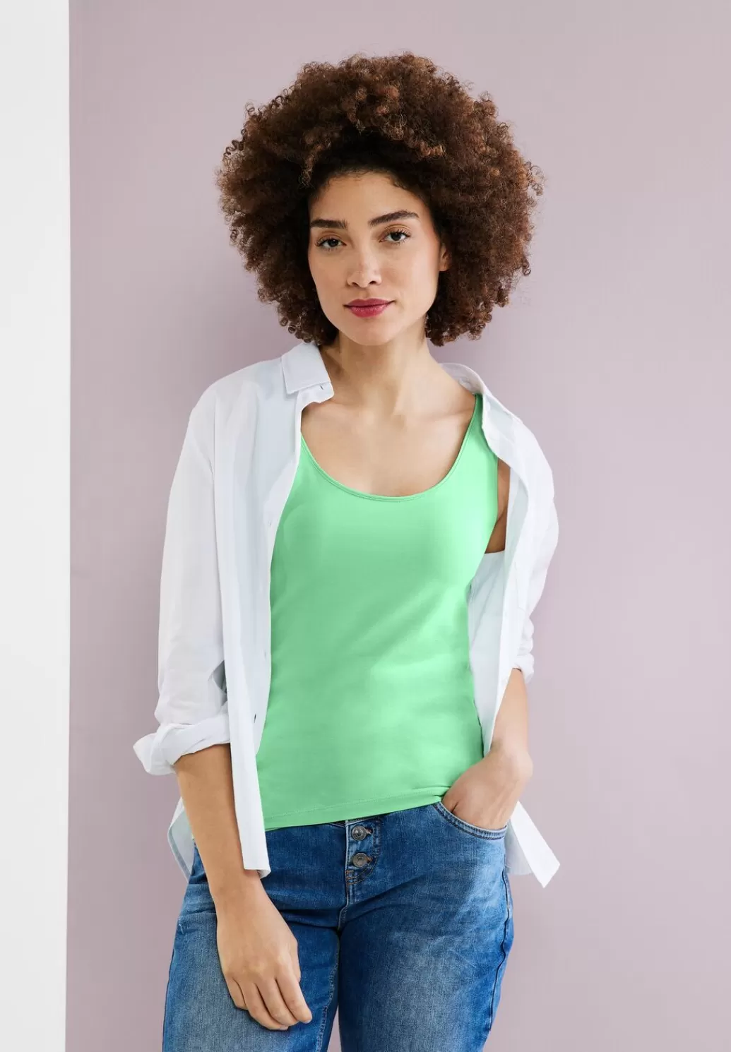 Street One Top In Unifarbe^Damen Tops