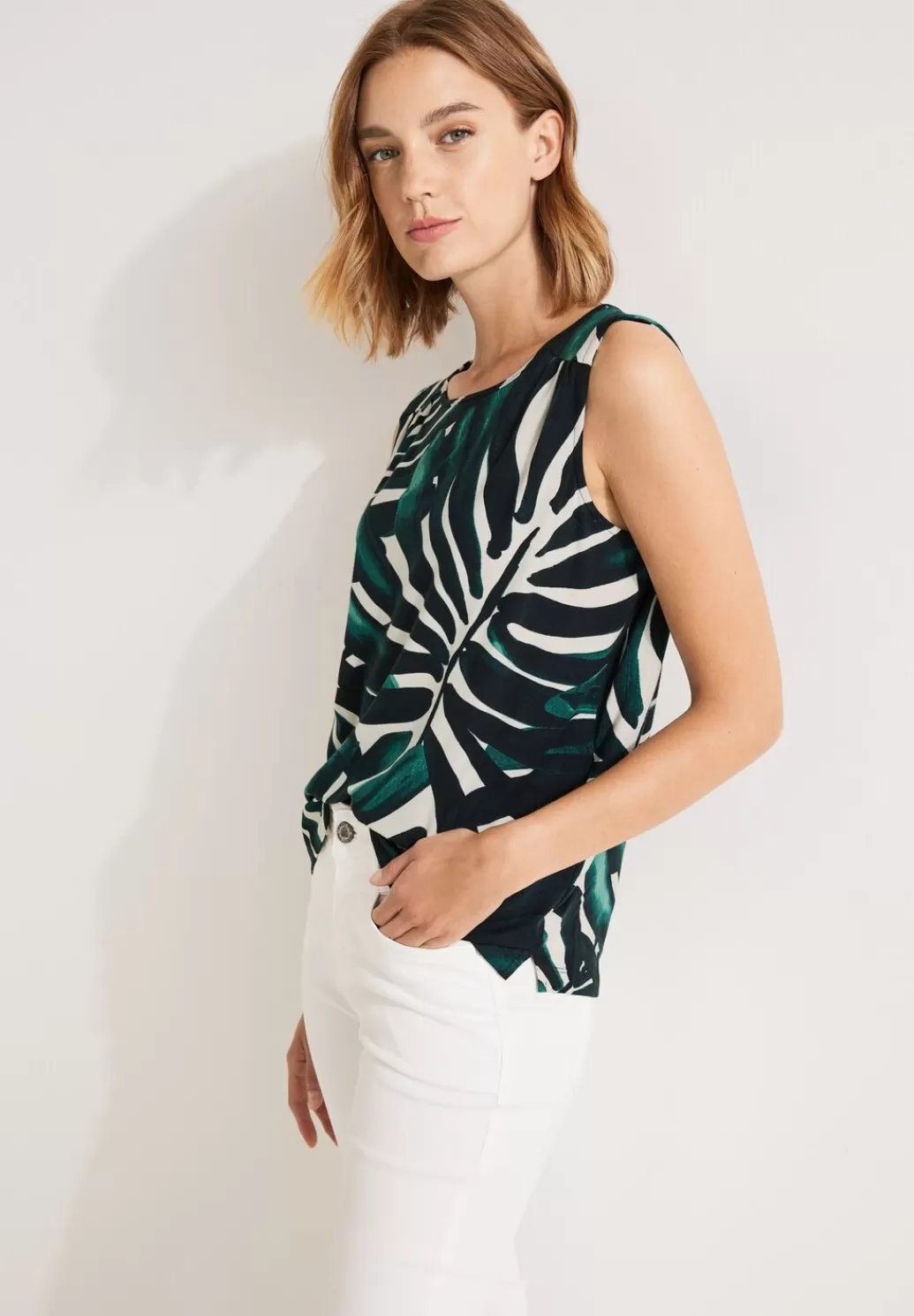 Street One Top Mit Blatterprint^Damen Tops