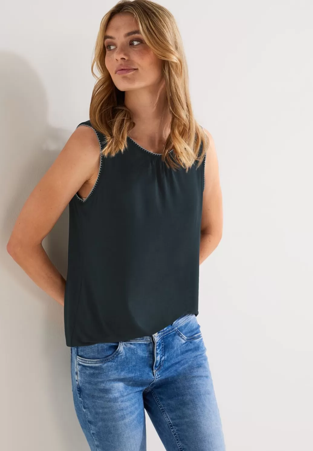 Street One Top Mit Dekotape^Damen Tops