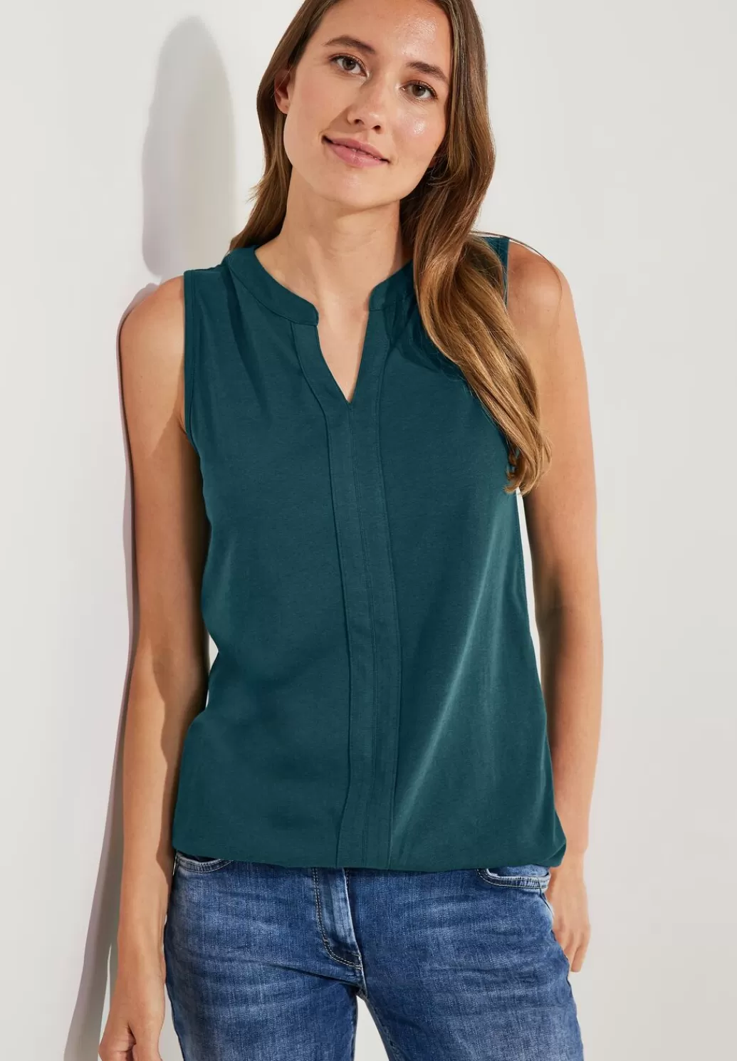 Street One Top Mit Elastiksaum^Damen Tops