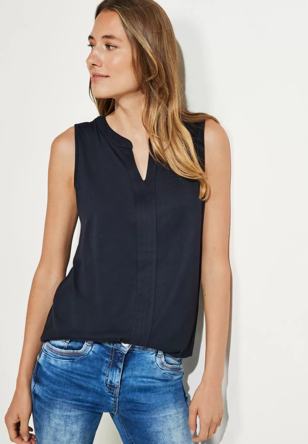 Street One Top Mit Elastiksaum^Damen Tops