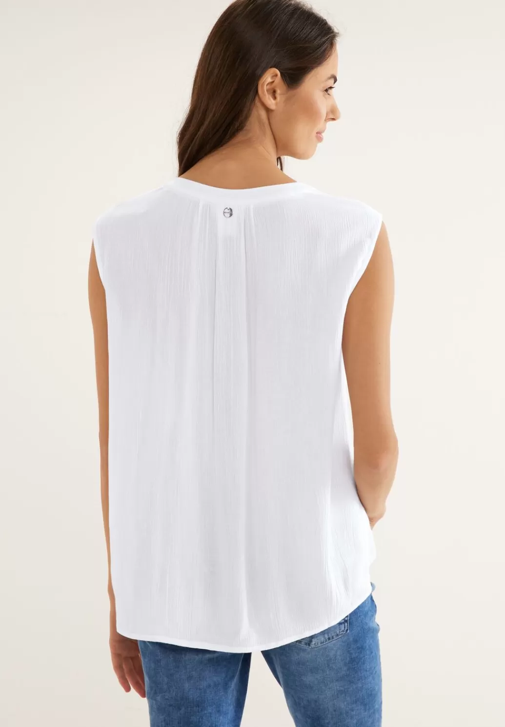 Street One Top Mit Hakeltape^Damen Armellose Blusen