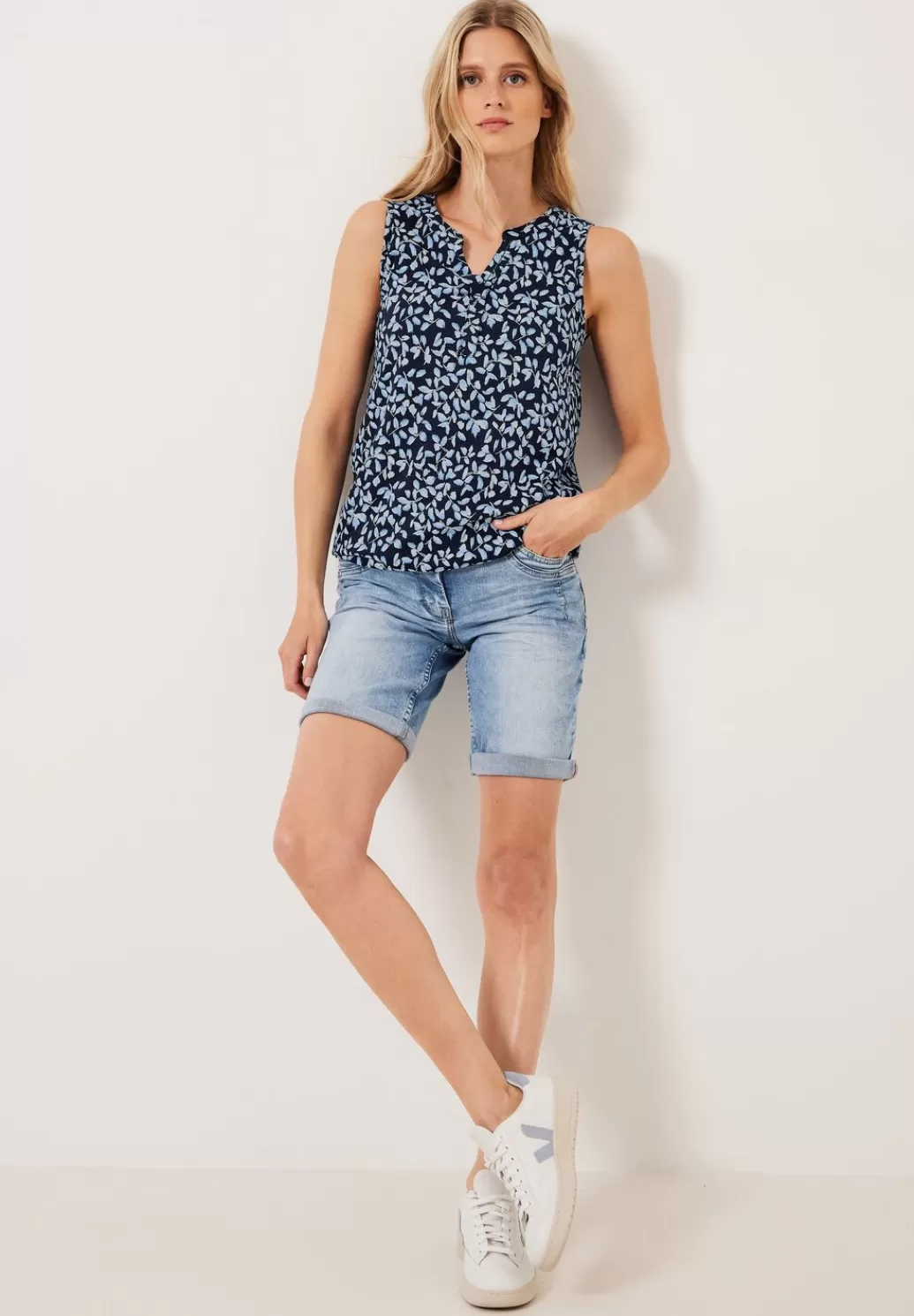 Street One Top Mit Minimalmuster^Damen Tops