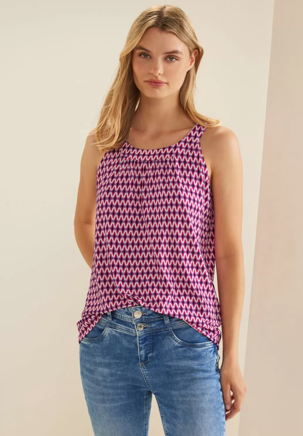 Street One Top Mit Minimalmuster^Damen Tops