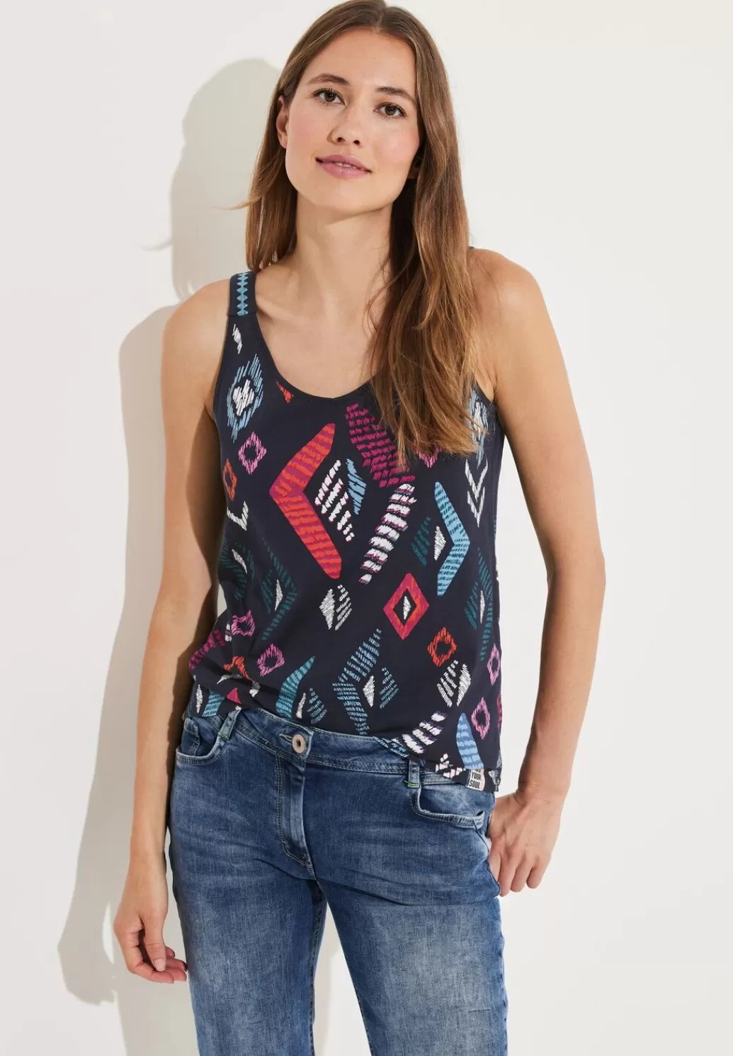 Street One Top Mit Print Und Stickerei^Damen Tops